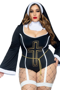 Leg Avenue 4 Piece Sister Sin in Black  from SexyShoes.com