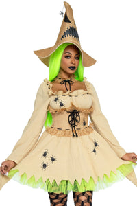 Leg Avenue 3 Piece Bugged Out Baddie in Nude 