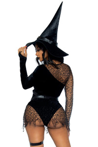 Leg Avenue 3 Piece Crafty Witch in Black 