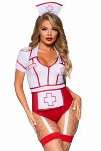 Leg Avenue 2 Piece Nurse Feelgood in Red 
