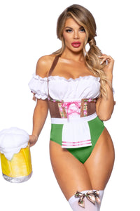 Leg Avenue 2 Piece Flirty Fraulein in Multi 