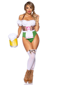 2 Piece Flirty Fraulein-Beer Girl Costumes-SEXYSHOES.COM