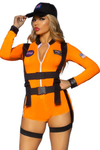 Leg Avenue 3 Piece Space Commander in Orange 