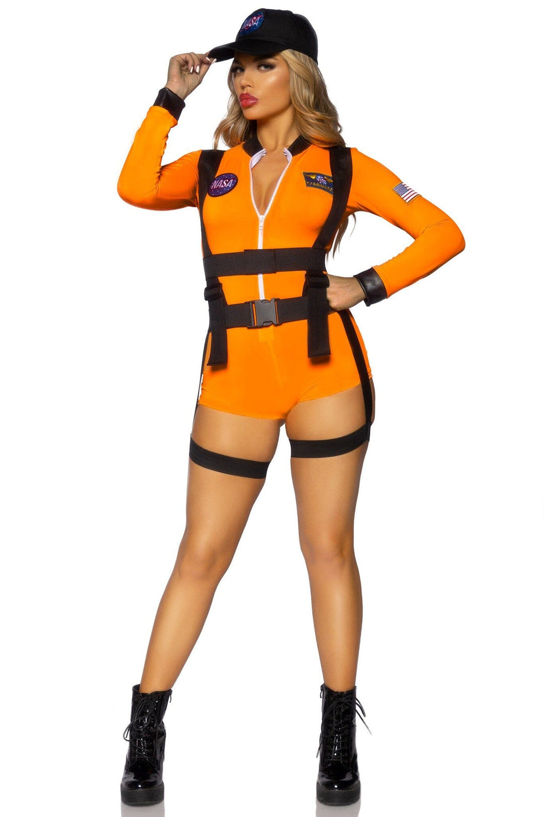 Leg Avenue 3 Piece Space Commander in Orange 