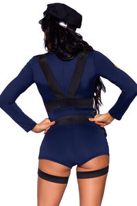 Leg Avenue 6 Piece Handcuff Hottie in Blue 