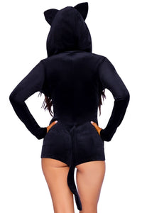 Leg Avenue Comfy Cat in Black 