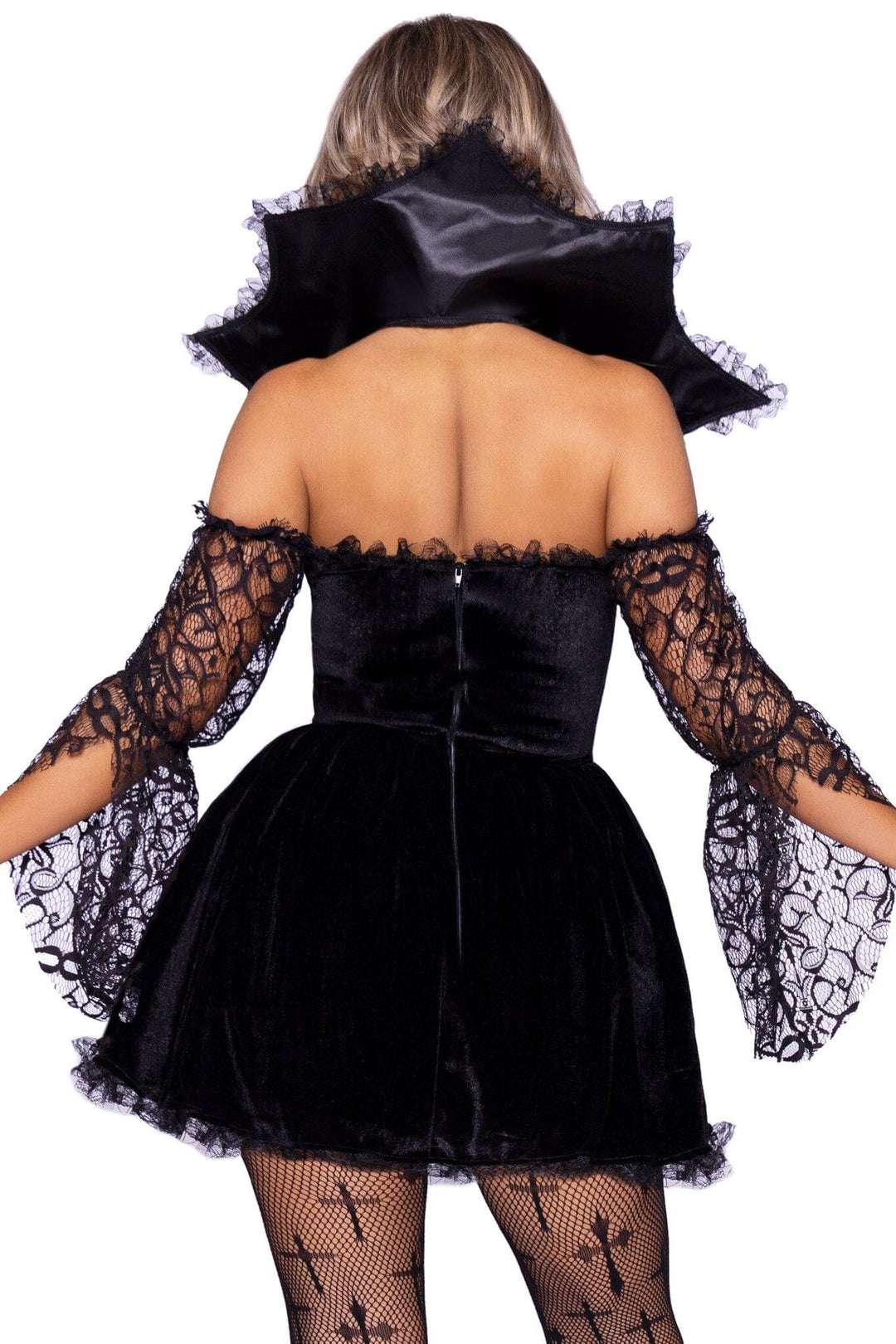 Leg Avenue 2 Piece Victorian Vampire in Black 