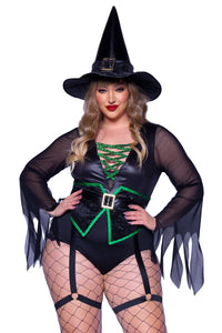 2 Piece Broomstick Babe-Witch Costumes-SEXYSHOES.COM
