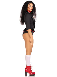 Leg Avenue 2 Piece Pretty Puppet in Black 