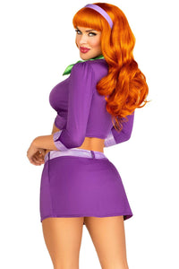 Leg Avenue 4 Piece Meddling Cutie in Purple 