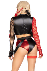 Leg Avenue 2 Piece Crime Spree Sweetie in Multi 