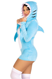 Leg Avenue Comfy Shark Costume in Blue 