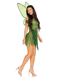 Leg Avenue 3 Piece Forest Fairy Set in Green 