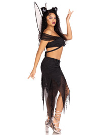 Leg Avenue 4 Piece Dark Fairy in Black 