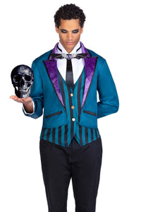 Leg Avenue 2 Piece Victorian Butler Costume in Multi 