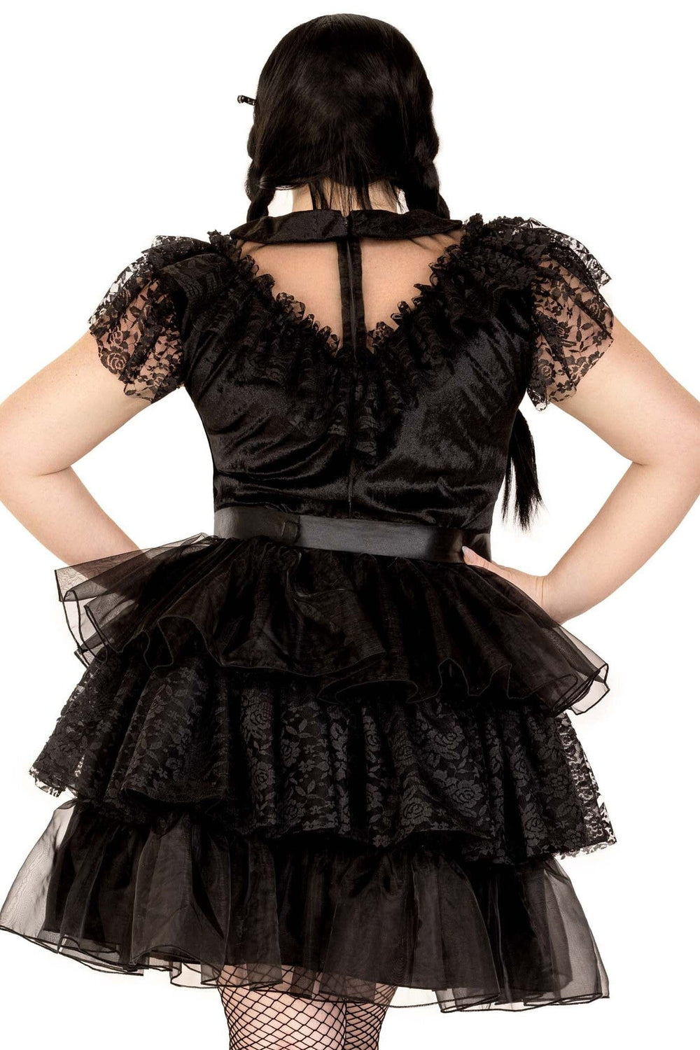 Leg Avenue 3 Piece Raving Rebel in Black 