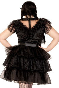 Leg Avenue 3 Piece Raving Rebel in Black 