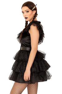 Leg Avenue 3 Piece Raving Rebel in Black 