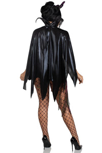 Leg Avenue 3 Piece Evil Enchantress Set in Black 