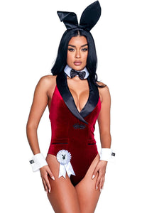 Roma Confidential 8PC Playboy Smoking Lounge Bunny in Burgundy 