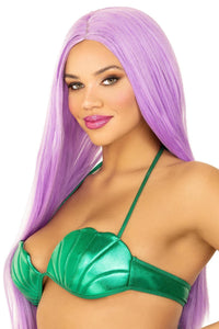 Leg Avenue Mermaid Shell Bra Green in Green 