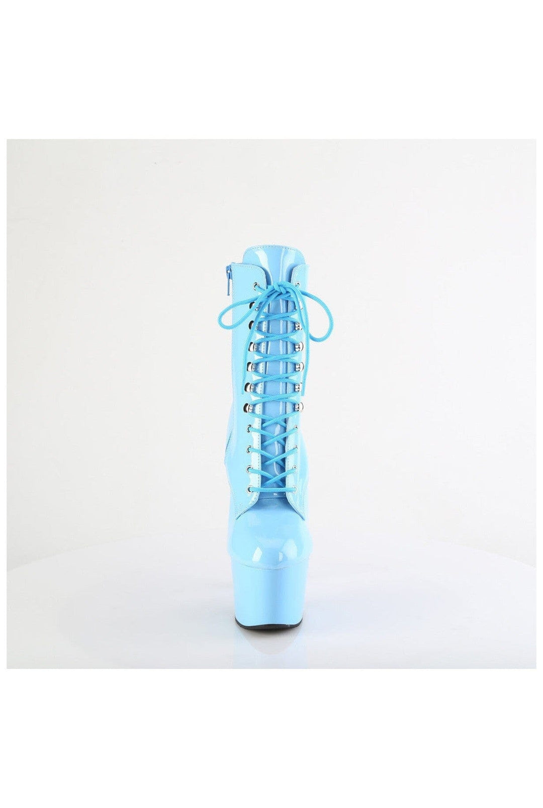 Pleaser ADORE-1020 Blue Patent Ankle Boot in Blue Patent
