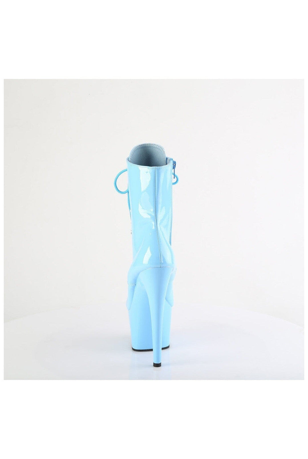 Pleaser ADORE-1020 Blue Patent Ankle Boot in Blue Patent