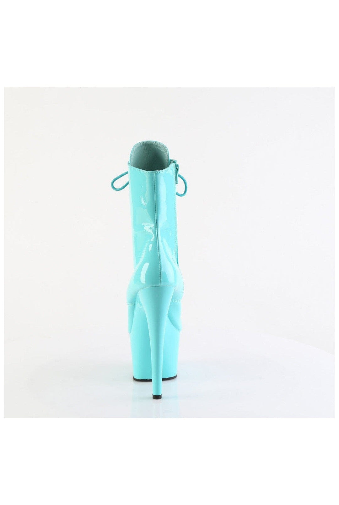 Pleaser ADORE-1020 Turquoise Patent Ankle Boot in Turquoise Patent