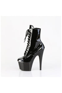 Pleaser ADORE-1020ESC Black Patent Ankle Boot in Black Patent