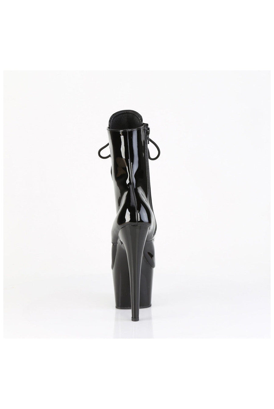 Pleaser ADORE-1020ESC Black Patent Ankle Boot in Black Patent