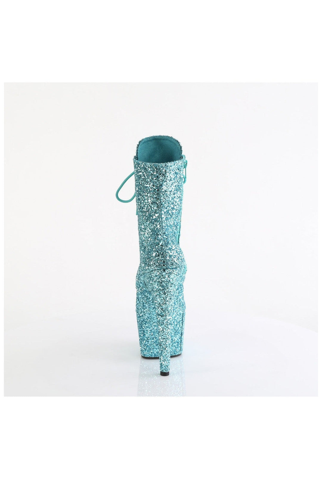 ADORE-1020GWR Turquoise Glitter Ankle Boot