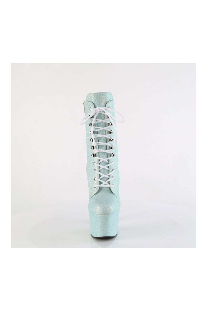 ADORE-1020SDG Blue Glitter Ankle Boot