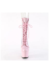 Pleaser ADORE-1047 Pink Patent Ankle Boot in Pink Patent