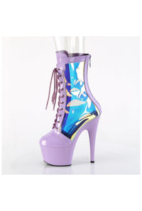 Pleaser ADORE-1047 Purple Patent Ankle Boot in Purple Patent