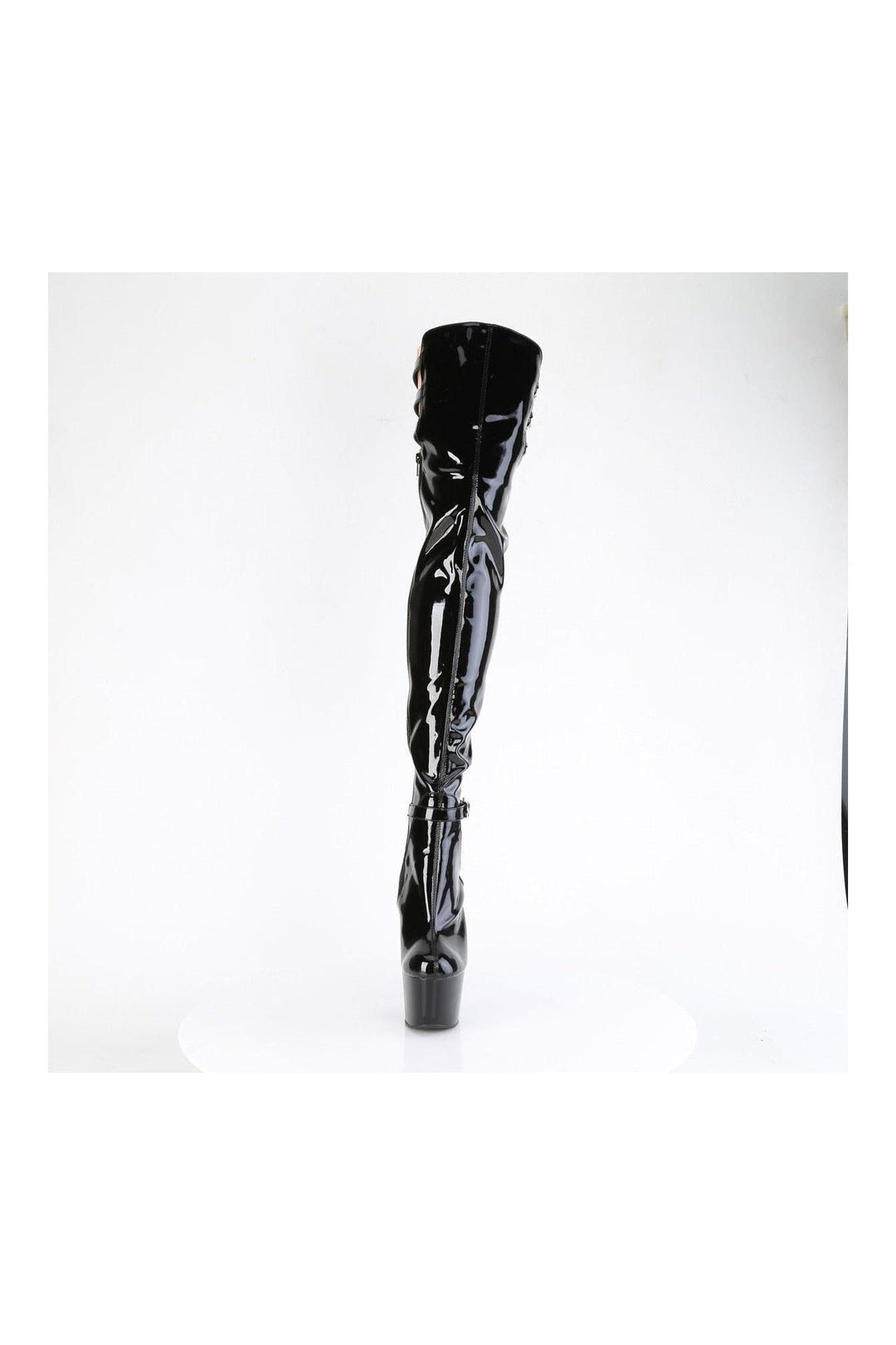 ADORE-3055 Black Patent Thigh Boot