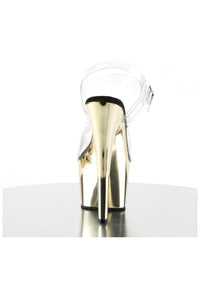 Pleaser ADORE-708 Clear Vinyl Sandal in Clear Vinyl