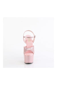 Pleaser ADORE-709GP Pink Glitter Patent Sandal in Pink Glitter Patent