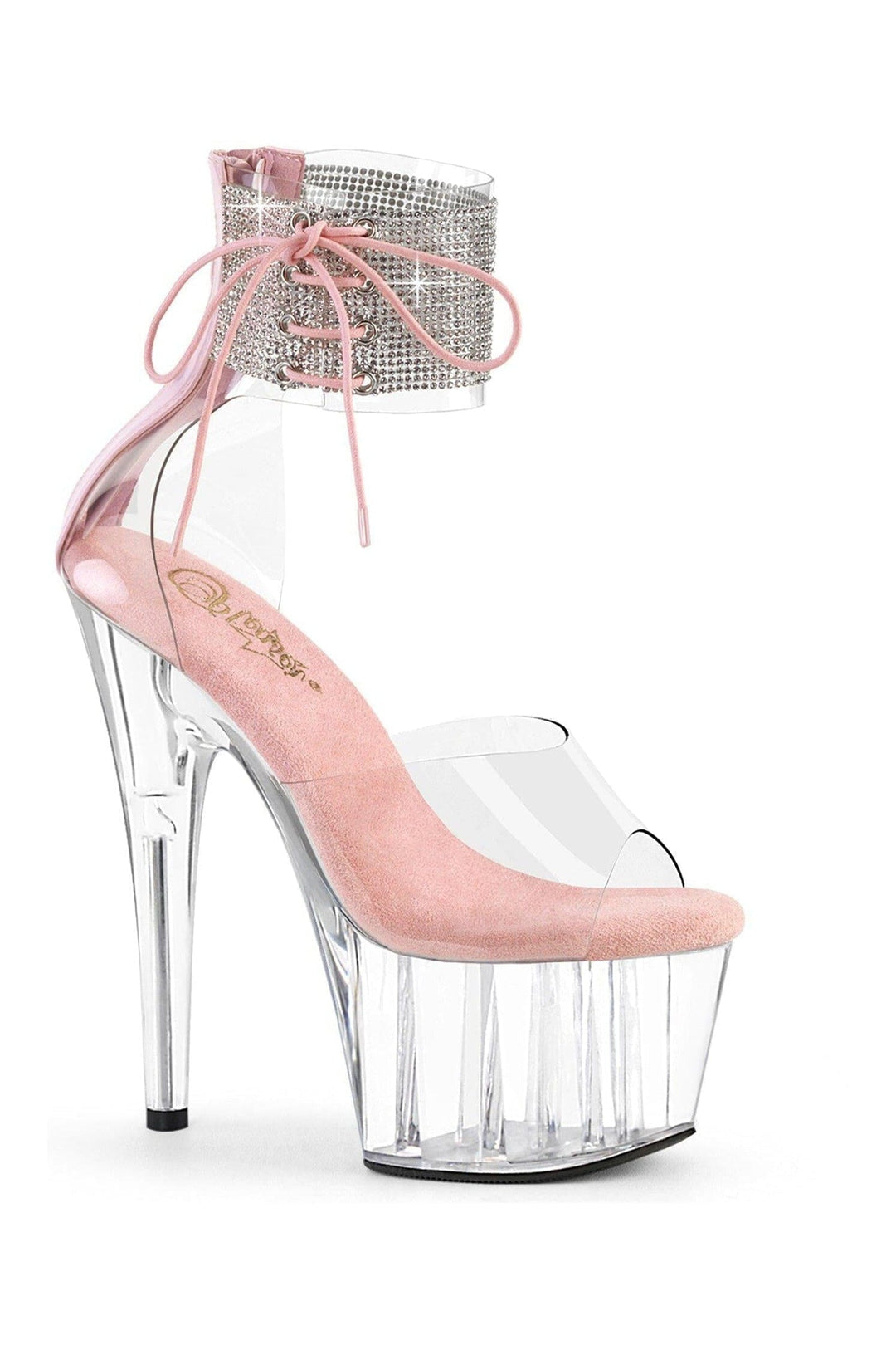 Pleaser Clear Sandals Platform Stripper Shoes | Buy at Sexyshoes.com