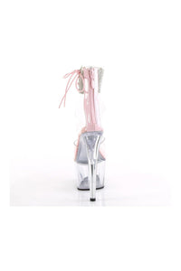 Pleaser ADORE-724RS Clear Vinyl Sandal in Clear Vinyl