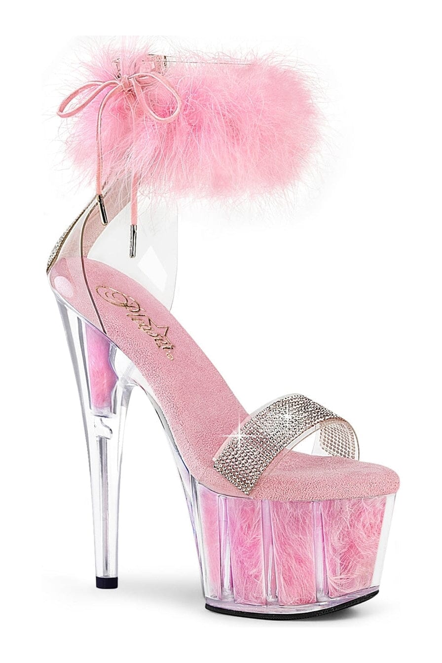 Pleaser Clear Sandals Platform Stripper Shoes | Buy at Sexyshoes.com