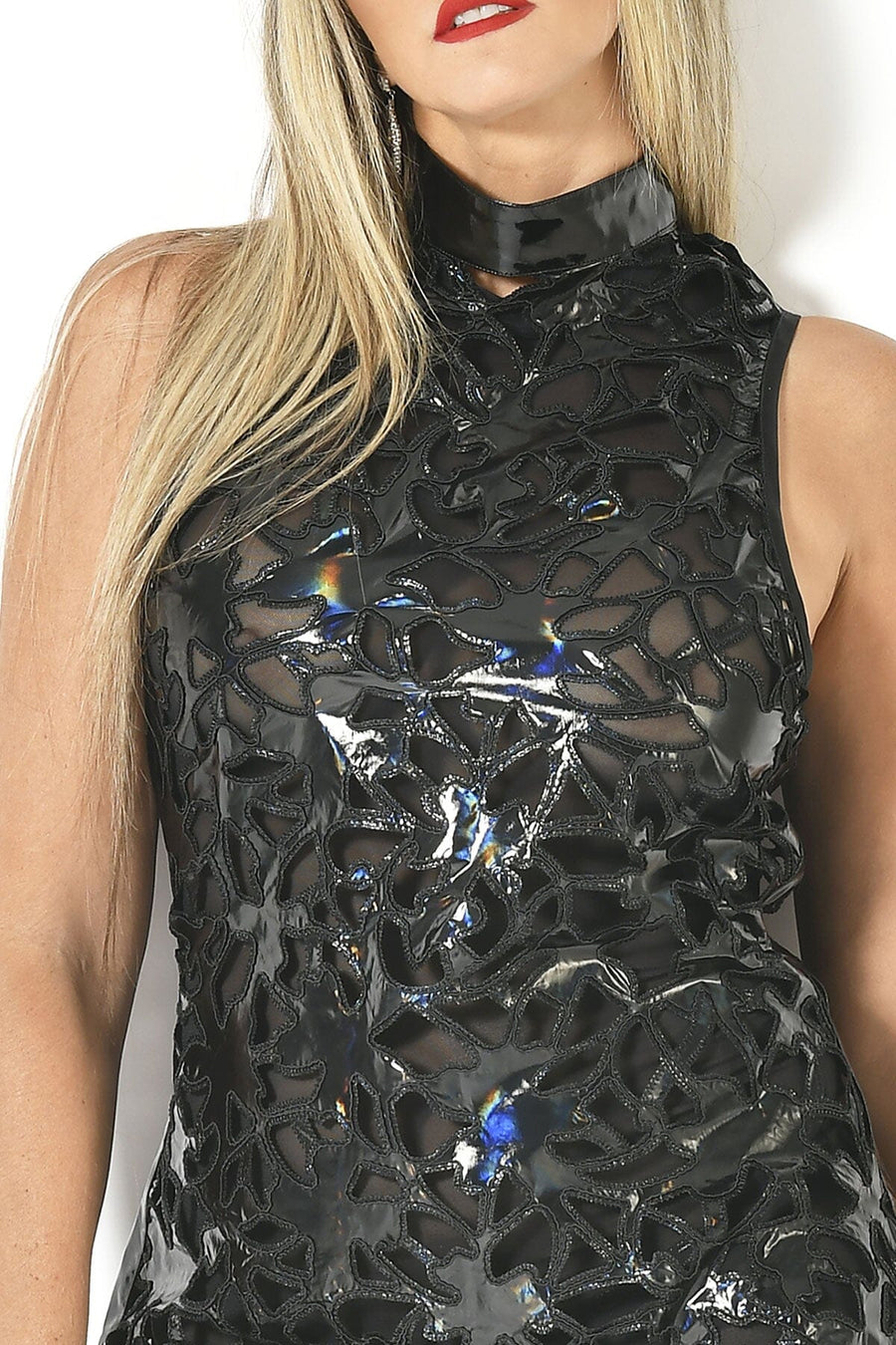 ALGANYS REVEAL DETAIL DRESS