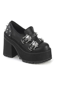 Demonia ASSAULT-38 Black Vegan Leather Loafer in Black Vegan Leather from SexyShoes.com