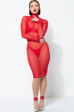 AZIA Mesh Body Dress