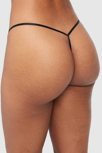House of Desire Allegra Silky Micro G String in Black 