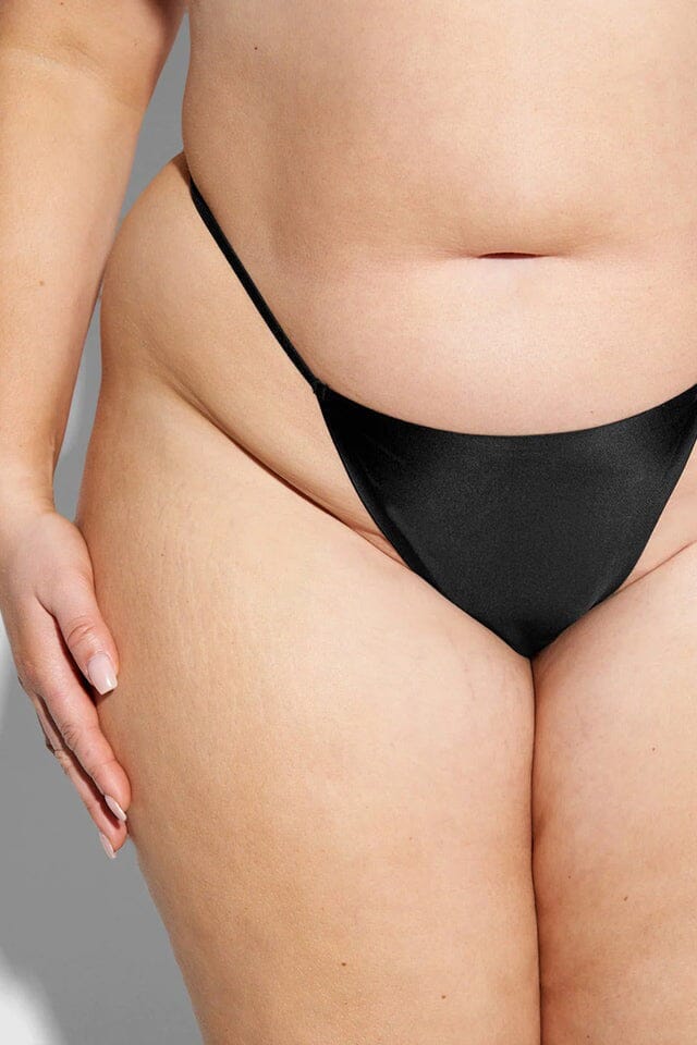 House of Desire Allegra Silky Micro G String in Black 