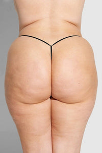 House of Desire Allegra Silky Micro G String in Black 