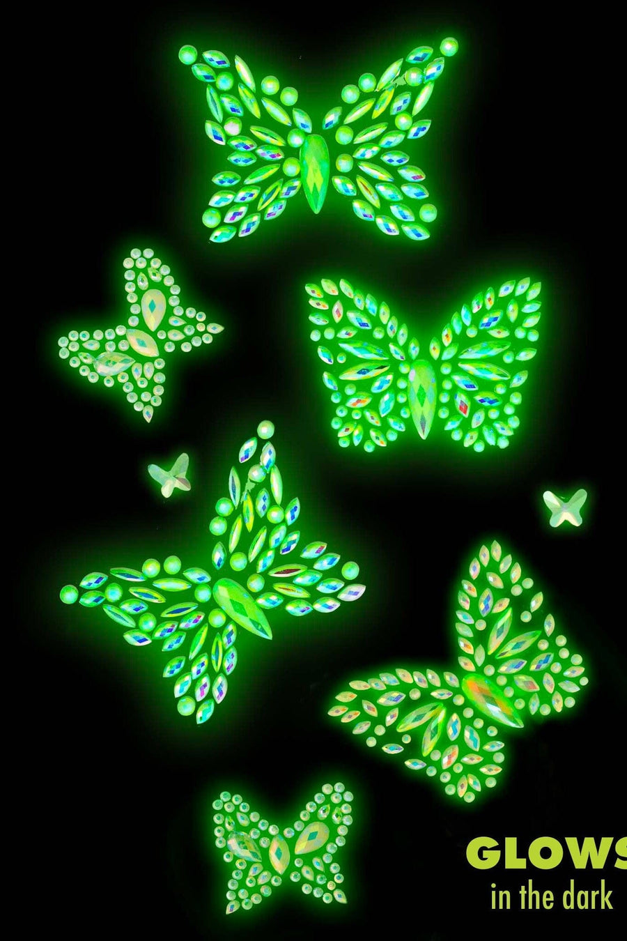 Aurelia Adhesive Glow In The Dark Body Jewels Sticker-Body Jewelry-SEXYSHOES.COM
