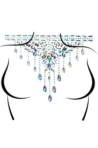 Leg Avenue Choker Adhesive Body Jewels Sticker in Clear  from SexyShoes.com