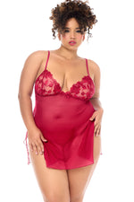 Babydoll con braguita a juego