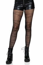 Barbed Wire Fishnet Tights